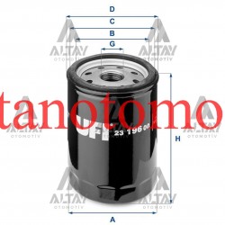 YAĞ FİLTRESİ BRAVA / BRAVO / TEMPRA / TIPO / UNO / SLX / PALIO / PUNTO / MAREA / PANDA 93-10 1.4-1.6 YAĞ FİLTRESİ BRAVA / BRAVO / TEMPRA / TIPO / UNO / SLX / PALIO / PUNTO / MAREA / PANDA 93-10 1.4-1.6